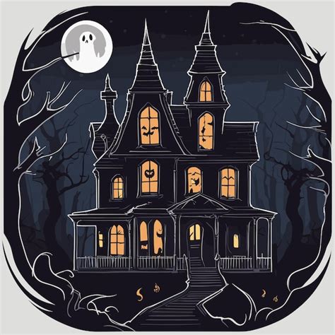 Premium Vector Haunted House