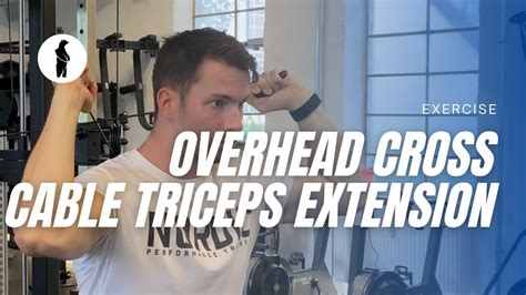 Overhead Cross Cable Triceps Extension Youtube