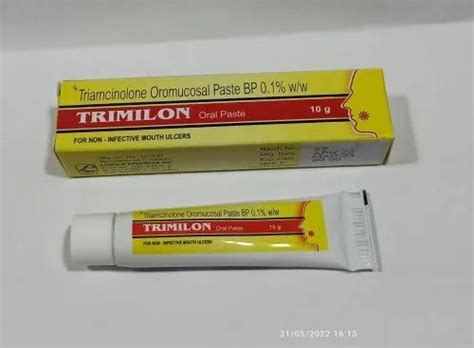 Triamcinolone acetonide 0.1%Oral Gel, For Personal, Packaging Size: 10 ...