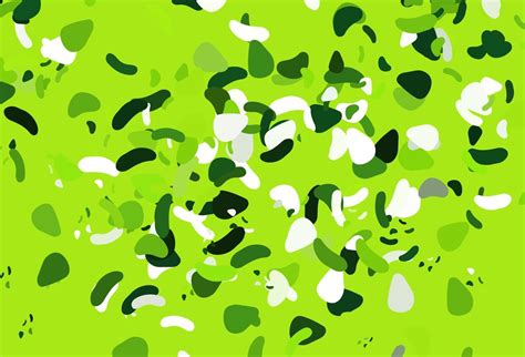 Light Green Vector Pattern With Chaotic Shapes 13067581 Vector Art At