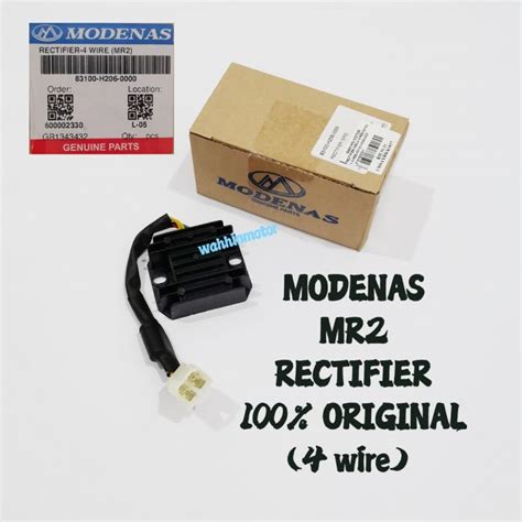 100 ORIGINAL EMOS MODENAS MR2 MR3 4 WIRE RECTIFIER REGULATOR KATAB