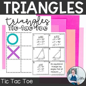 Off Triangles Tic Tac Toe Teks D Math Game Activity Station