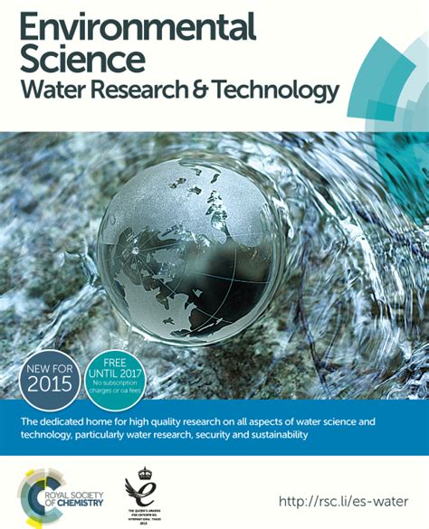 Environmental Science Water Research And Technology Environmental