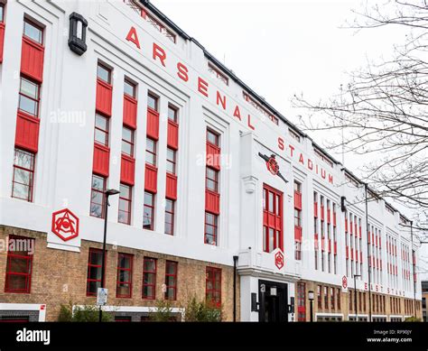 Facade Of The Former Arsenal Stadium In Avenell Road Highbury London