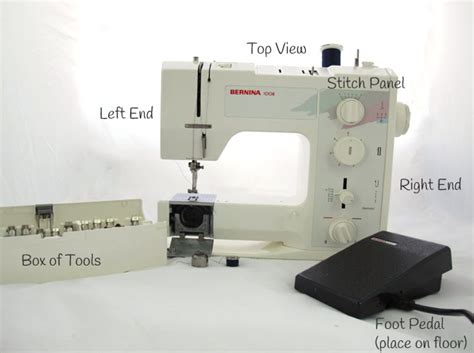 Bernina Sewing Machine Diagram