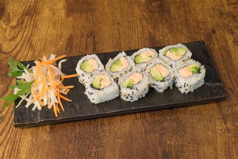 California Rolls Saumon cuit Avocat 8 pièces Hop Sushi