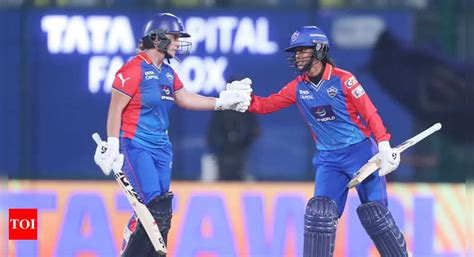 Dc Vs Rcb Wpl Highlights Rodrigues Capsey Star As Dc Beat Rcb