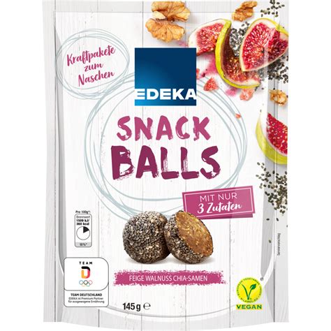 Edeka Edeka Snack Balls Feige Walnuss Und Chia Samen G Online