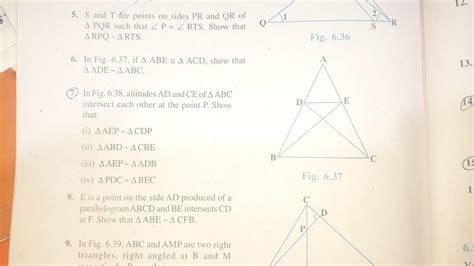 S and T áre points on sides PR and QR of PQR such that P RTS Show tha