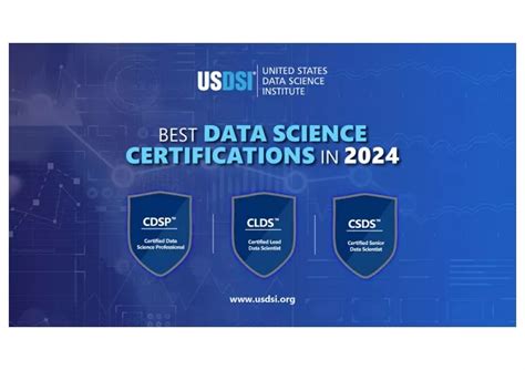 PPT BEST DATA SCIENCE CERTIFICATIONS IN 2024 PowerPoint Presentation