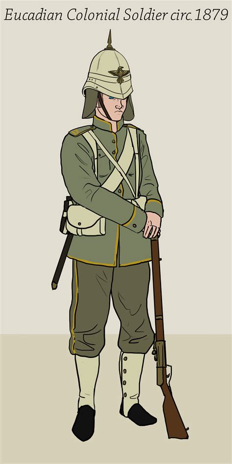 Eucadian Colonial Soldier Circ 1879 By Goeliath2 On Newgrounds