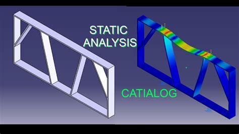 Static Analysis With Catia V5 Youtube