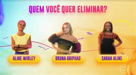 Enquete Bbb Aline Bruna E Sarah Est O No Pared O Quem Voc