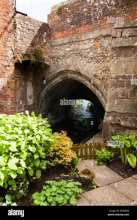 12th Century De Lucy Bridge Also Known As The Soke Bridge And The