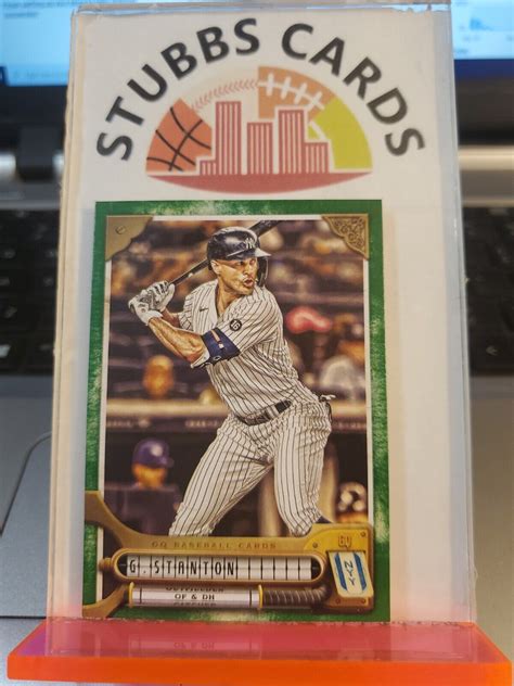 2022 Topps Gypsy Queen Green 9 Giancarlo Stanton For Sale Online EBay