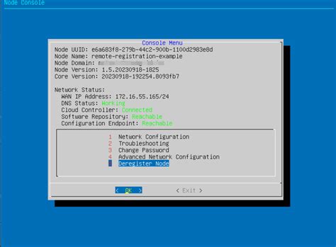 Remote Console Registration