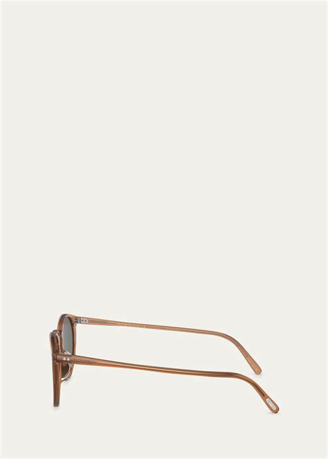 Oliver Peoples O Malley Acetate Round Sunglasses Bergdorf Goodman