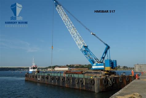 Hmsbar 517 Flat Top Pontoonwork Barge For Hire 1750t Dwt Harmony