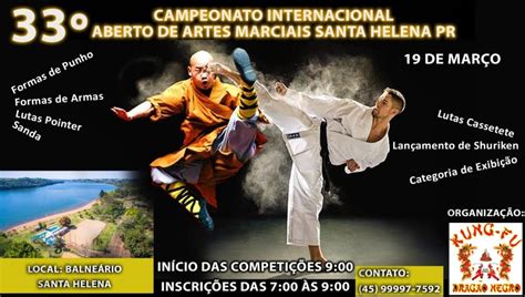 Santa Helena vai sediar 33º Campeonato Internacional Aberto de Artes