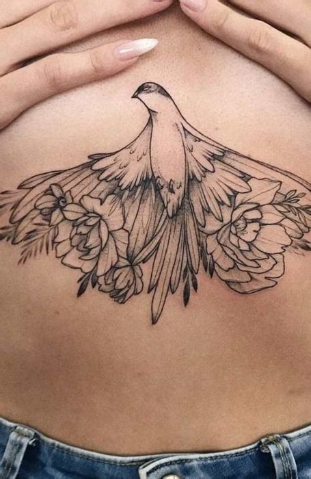 32 Feminine Sternum Tattoo Womens Nishakeegan