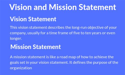 Difference Between Vision And Mission Statement With Example Artofit