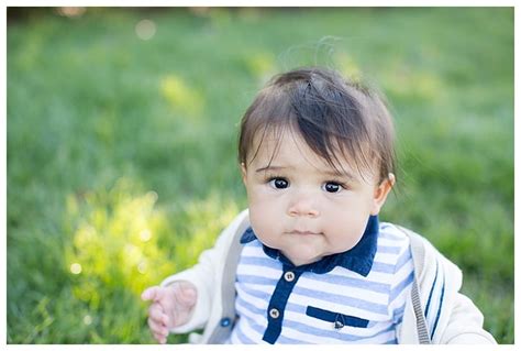 Baby Sebastian Six Months Photos By Ebby L Photography Central Il