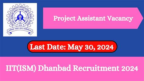 Iitism Dhanbad Recruitment 2024 New Notification Out For Vacancies