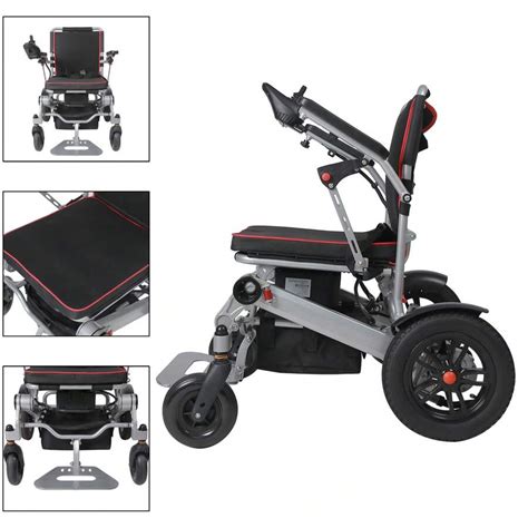 Seniors Compact Portable Airline Approved Electric Wheelchair For Adults Intelligent Power