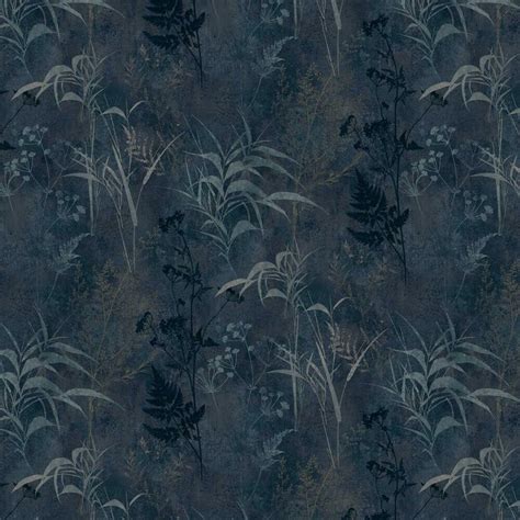 Restore Midnight Wallpaper By Graham Brown Midnight Blue Walls