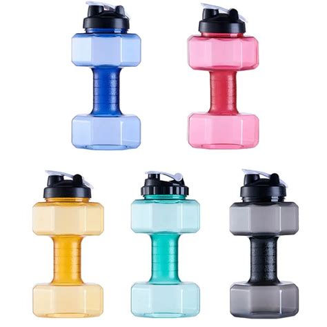 22l Dumbbells Shaped Plastic Big Large Capacity Gym Sports Water Bottle Outdoor Fitness Bicycle