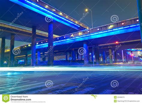 Night overpass stock image. Image of cross, street, transport - 22468373