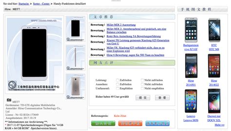 Xiaomi Redmi: 18:9 Smartphones in Tenaa Datenbank aufgetaucht