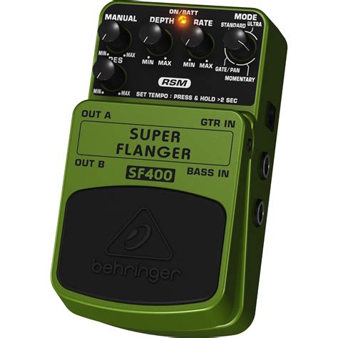 Behringer Super Flanger Sf400 Guitar Effect Pedal