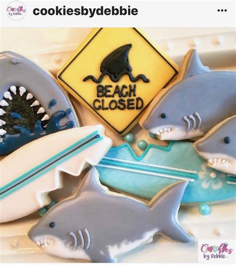 How To Make Shark Head Fin Cookies For Shark Week Artofit