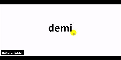 How To Pronounce In French Demi YouTube