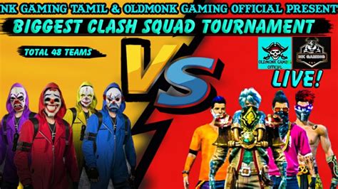 🔴biggest Clash Squad Tournament Nkg Tamil And Omg Official Present