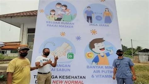 Inalum Bagikan Masker Dan Edukasi Adaptasi Kebiasaan Baru Di