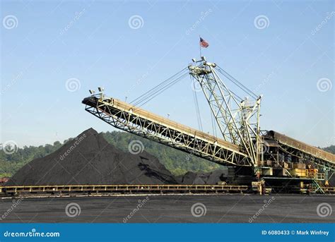 Coal Loader Stock Image Image Of Power Stockpile Resource 6080433