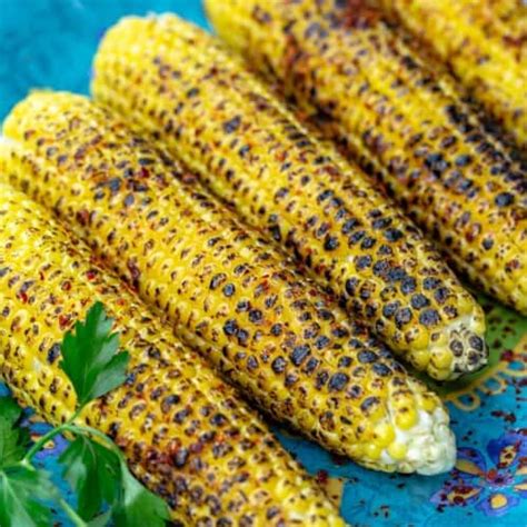 Grilled Corn On The Cob Recipe The Mediterranean Dish