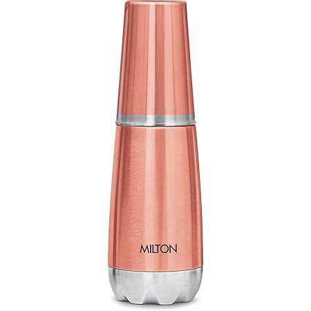 Milton Vertex Steel 500 Thermosteel Hot Or Cold Water Bottle With Stainless Steel Tumbler 500