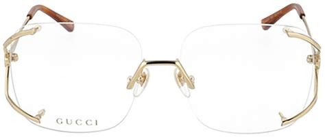 Gucci Eyewear Rimless Square Frame Glasses Shopstyle Eyeglasses