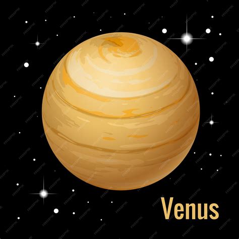 Planeta Venus Planetas Isométricos Del Sistema Solar De Alta Calidad Ilustración Vectorial