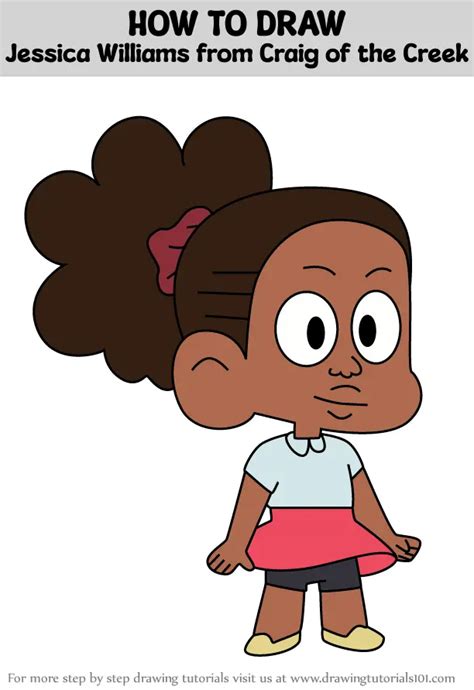 How To Draw Jessica Williams From Craig Of The Creek Craig Of The Creek Step By Step