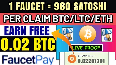 High Paying Bitcoin Faucet Per Claim Btc Ltc Btc Free Live