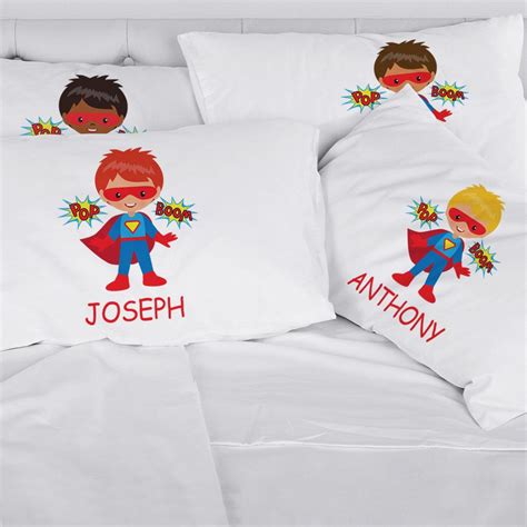 Personalized Kids - Character Superhero Pillowcase | Custom Pillow for Kids – Monogram Online