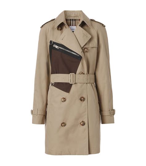 Burberry Pocket Detail Technical Gabardine Trench Coat Editorialist