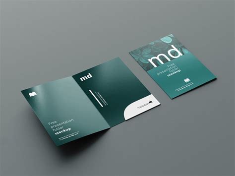 Free Presentation Folder Mockup Psd Template Mockup Den