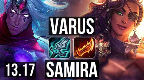 VARUS Alistar Vs SAMIRA Rell ADC 8 1 9 300 Games Dominating