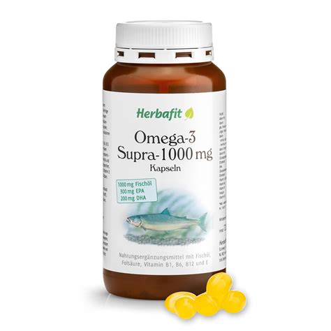 Omega 3 Supra 1000 Mg Kapseln Herbafit