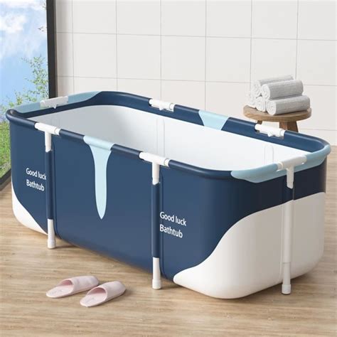 Baignoire Pliable Pvc Portable X X Cm H Garder Temp Rature